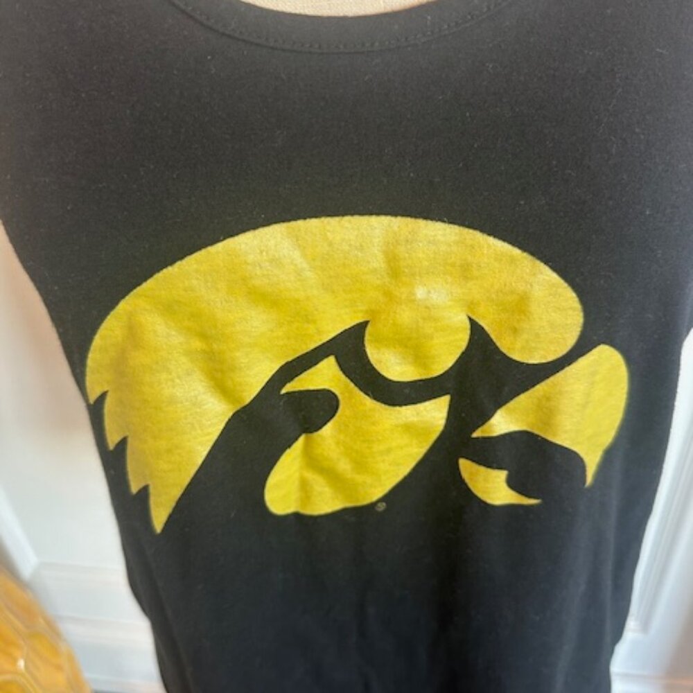 Iowa Hawkeyes Black Racerback Tank - Picture 6 of 9